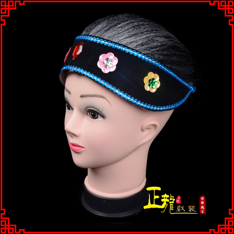 离石老旦媒婆穷老太婆假发套 老旦头套