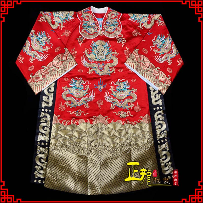 离石皇帝蟒袍全金八宝团龙蟒