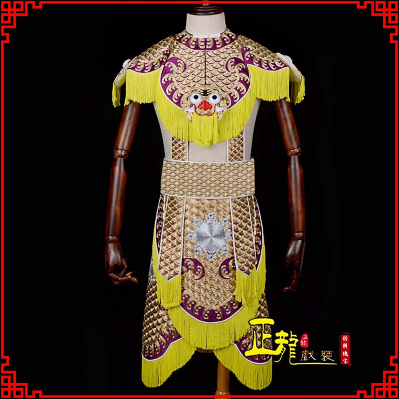 离石武将士兵云肩鱼鳞侉子